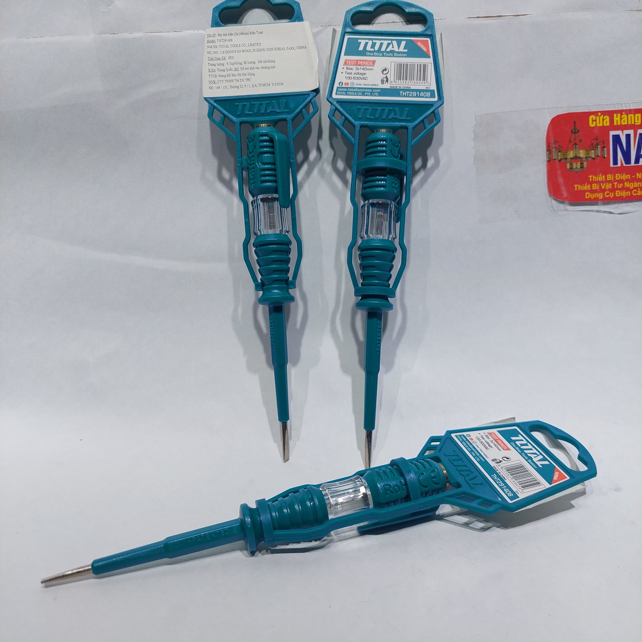 Bút thử điện total, Bút thử điện TOTAL chất liệu nhựa tổng hợp cao cấp Bút điện từ nhựa tổng hợp cao cấp chịu nhiệt tốt chống ăn mòn- Dụng Cụ cầm Tay Nam