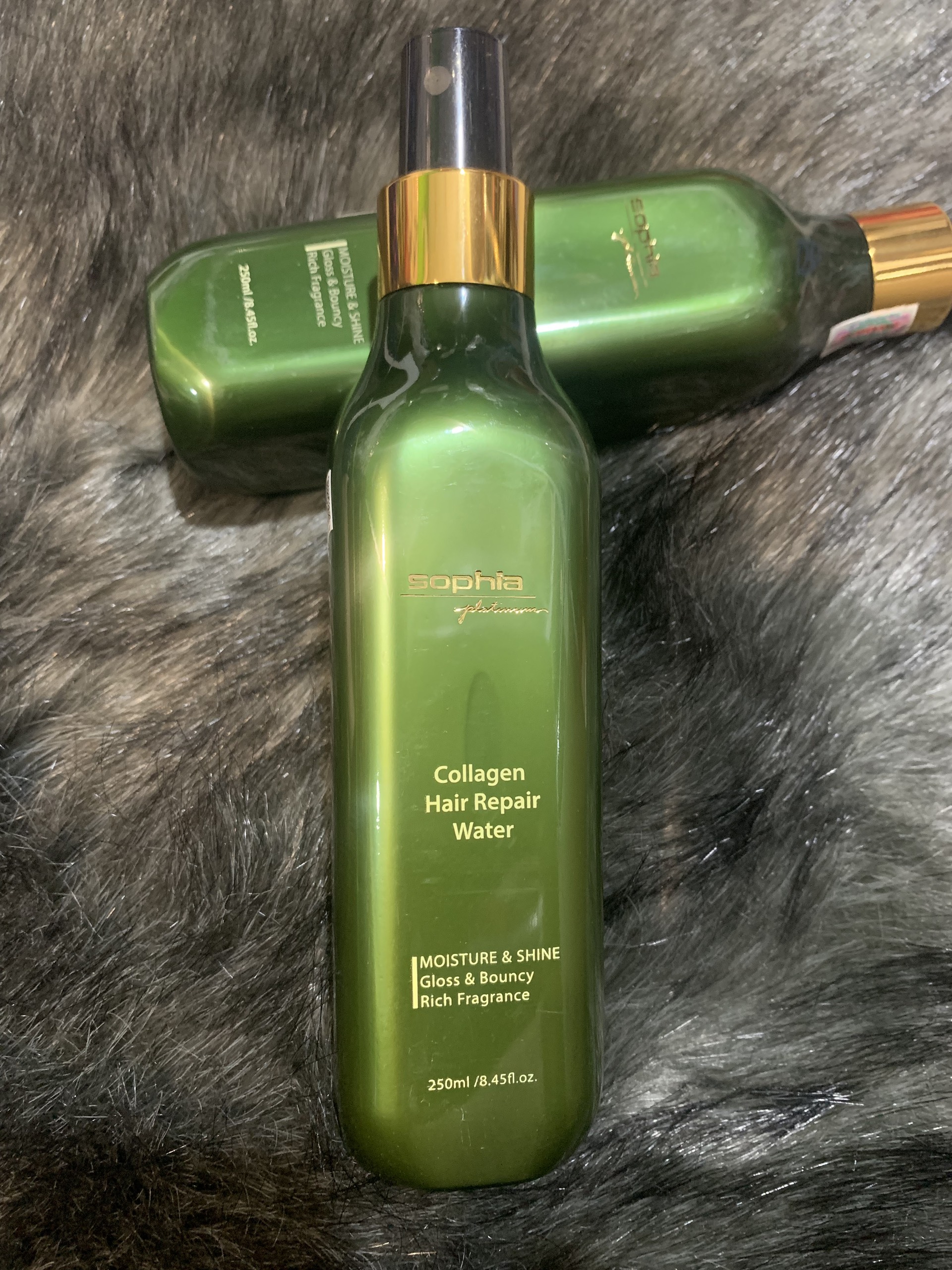 Xịt Dưỡng Tóc Siêu Mượt Sophia Platinum Collagen Hair Repair Water 250ml