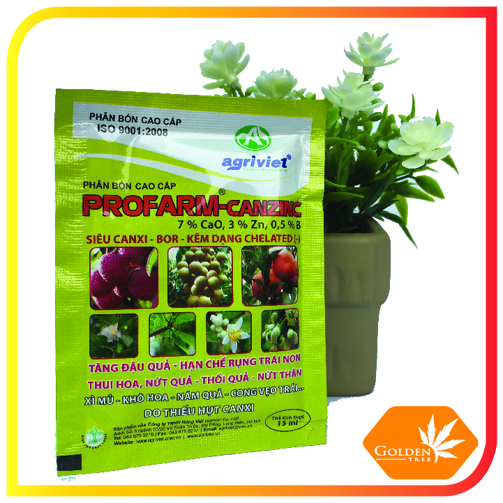 Phân bón lá cao cấp Canxi-Bo-Kẽm chống rụng hoa, cứng cây, dày lá, chống thối nhũn
