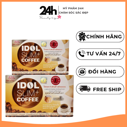 [HCM] Cà phê sữa giảm cân Idol Slim Coffee 3 In 1 TK Natural
