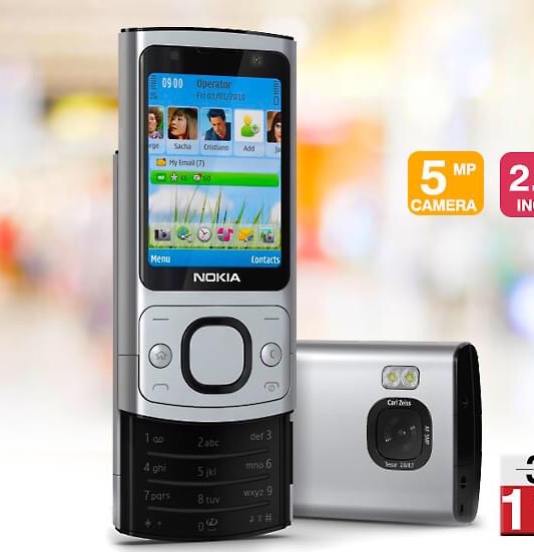 Điện Thoại NOKIA 6700s Nắp Trượt Zin Mới Điện Thoại Trượt Nắp Chính Hãng