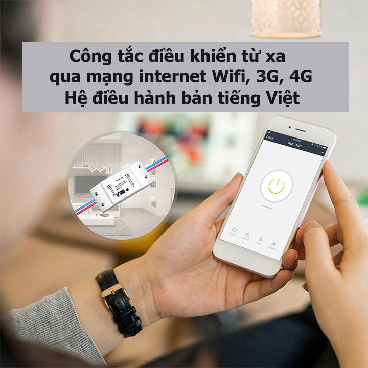 Công tắc điều khiển từ xa Wifi Smart Life qua mạng internet Wifi 3G 4G, công tắc hẹn giờ, ổ cắm hẹn giờ, công tắc wifi