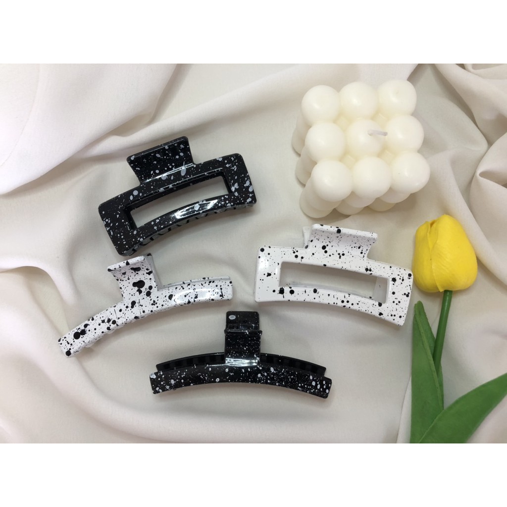 Flash sale - kẹp càng cua - họa tiết bò sữa
