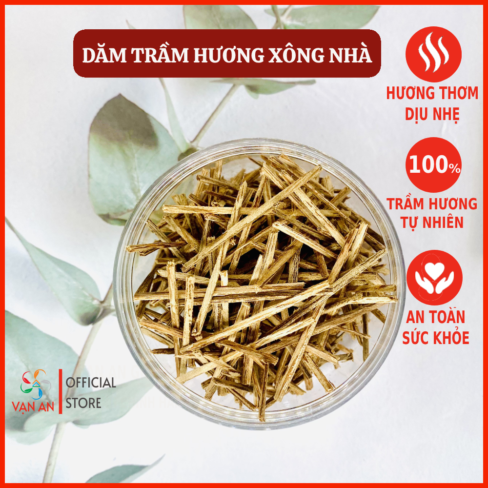 Dăm trầm hương xông nhà tẩy uế cao cấp Vạn An Group, 100% trầm hương tự nhiên, đồ thờ cúng phong thủy, mùi thơm dịu nhẹ