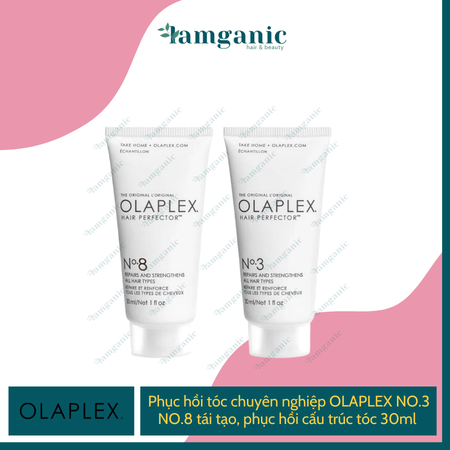 Set phục hồi tóc olaplex no.3 và no.8 chuyên sâu cao cấp 30ml
