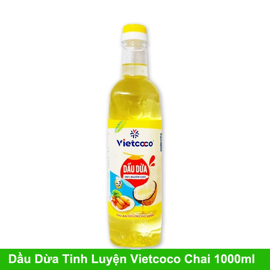 Dầu dừa tinh luyện Vietcoco 1 Lít