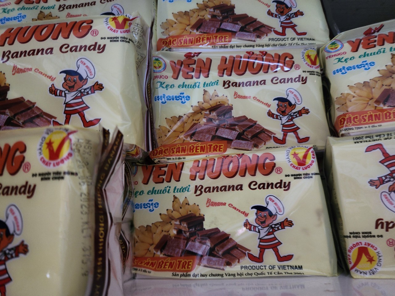 Kẹo chuối tươi yến hương gói 375g