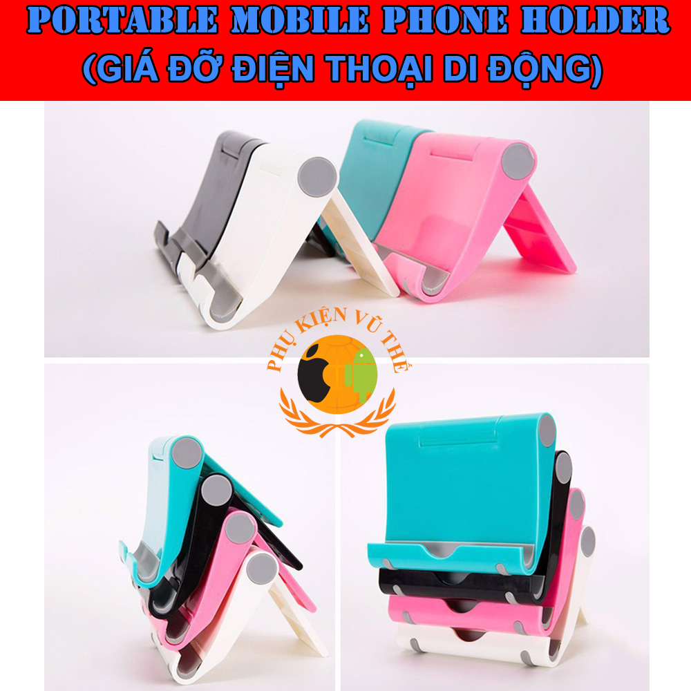 ĐẾ DỰNG ĐIỆN THOẠI, IPAD, MÁY TÍNH BẢNG NHỰA NGUYÊN SINH KHÔNG GÂY HẠI SỨC KHỎE, NHIỀU MÀU SẮC, CHỐNG CẬN THỊ [RANDOM MÀU]