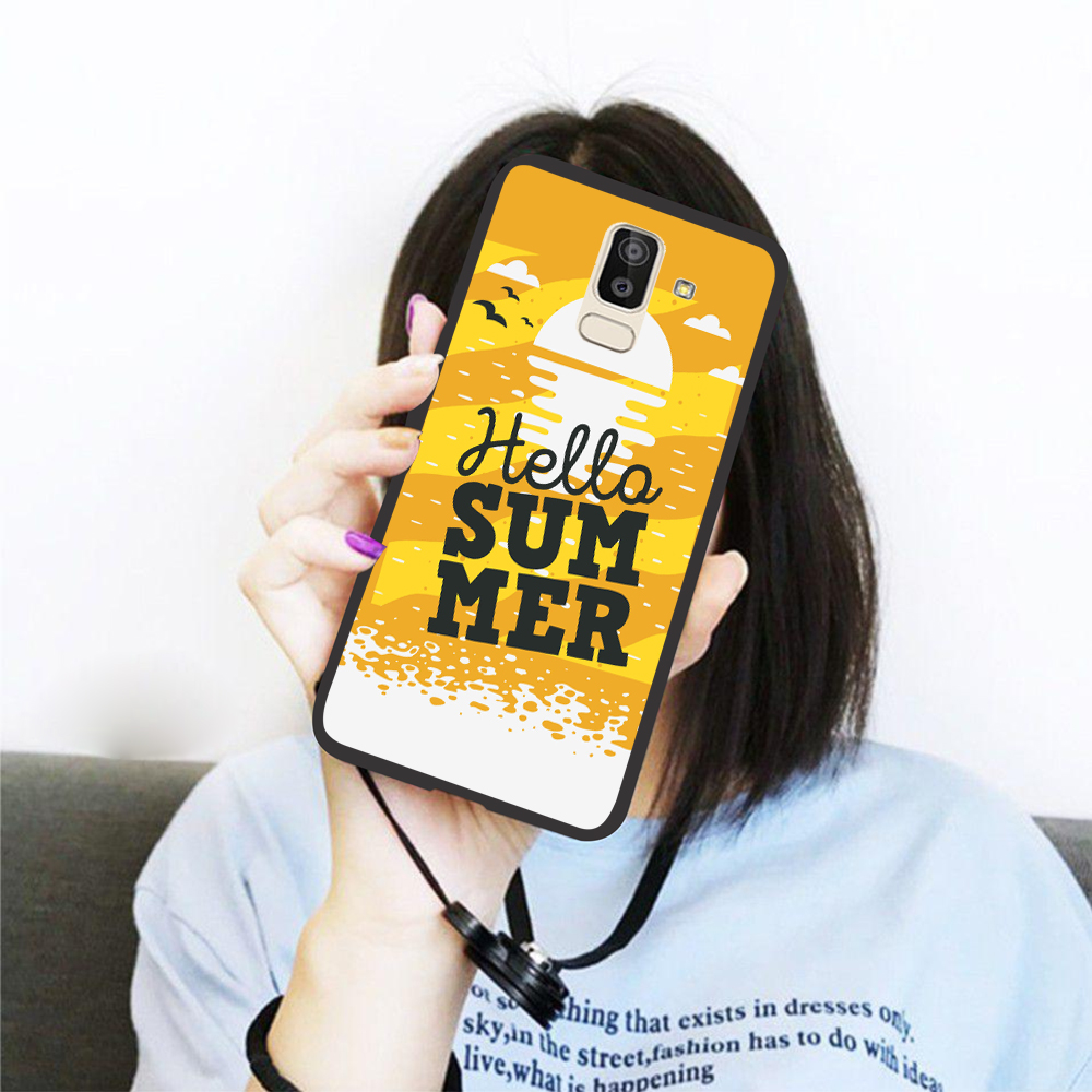 [HCM]Ốp lưng iCase dành cho Samsung Galaxy J8 viền dẻo TPU BST Mùa hè mát mẻ - Các góc cạnh ôm sát bảo vệ an toàn cho điện thoại không biến dạng khi có lực bên ngoài tác động vào