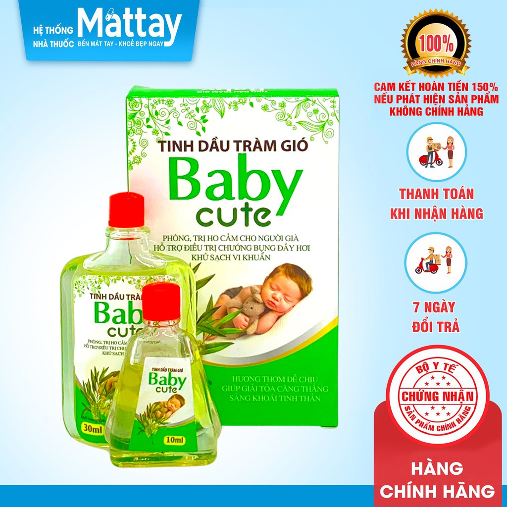 Tinh dầu tràm gió baby cute . 10ml - 30ml