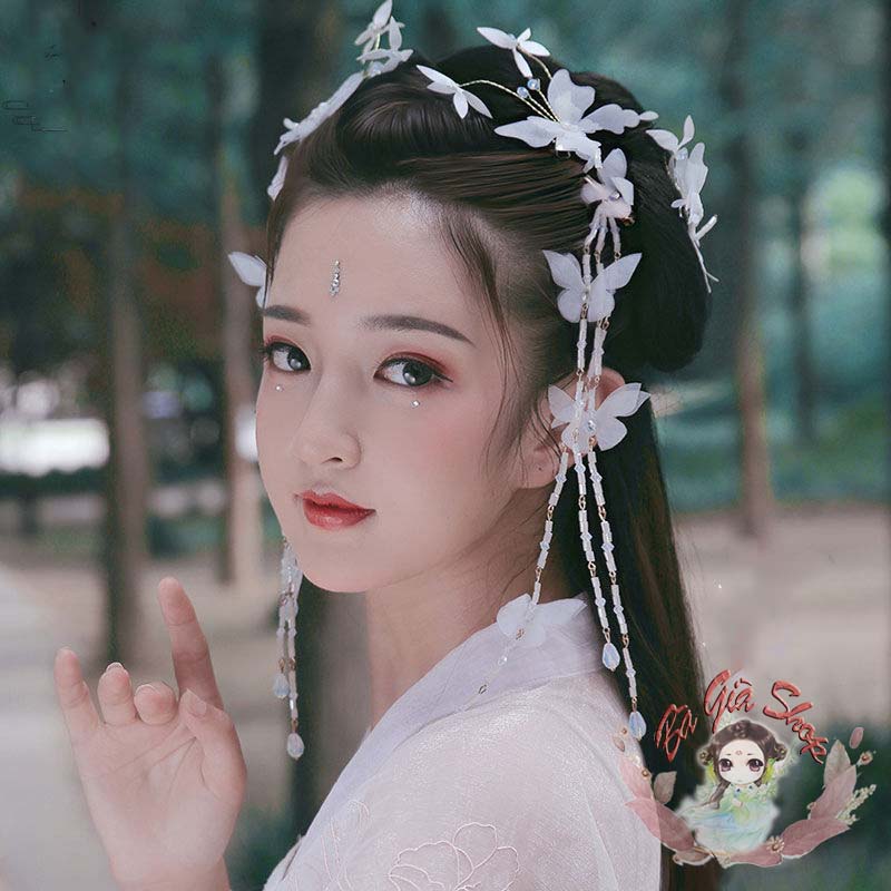 Bộ set trâm trang sức cổ trang nhiều món