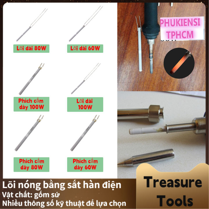 Mỏ hàn điện bằng gốm 60w 80w lõi gia nhiệt lõi gia nhiệt bằng gốm lõi gia nhiệt mỏ hàn điện 220v