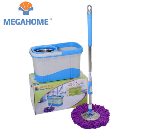 Bộ lau nhà Megahome Homeplus X3 xoay 360 độ ,cây lau siêu nhẹ cứng cáp ,thấm hút tốt