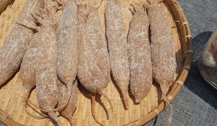 500gr cải xá báu nguyên củ