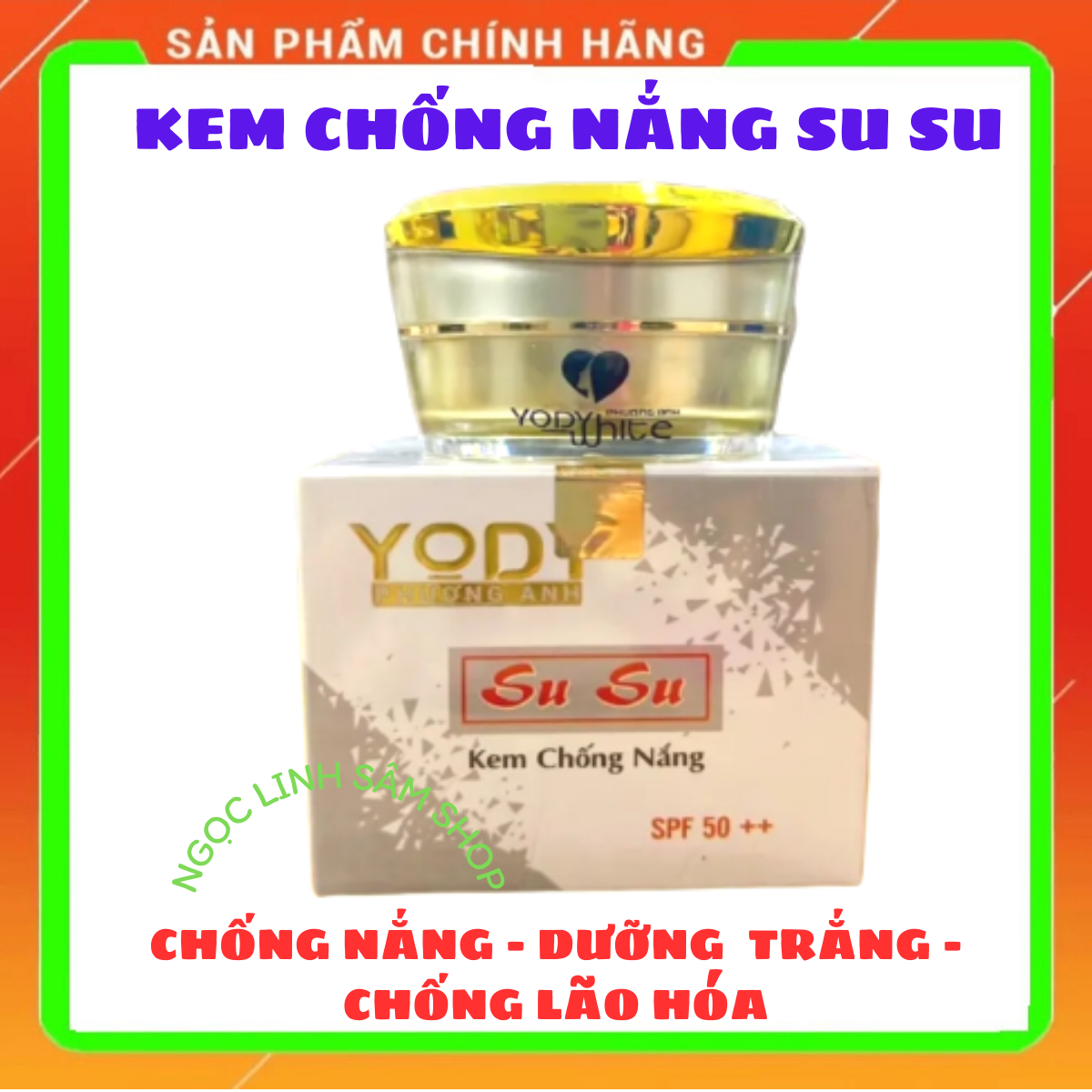 Kem chống nắng Su Su Phương Anh Yody White