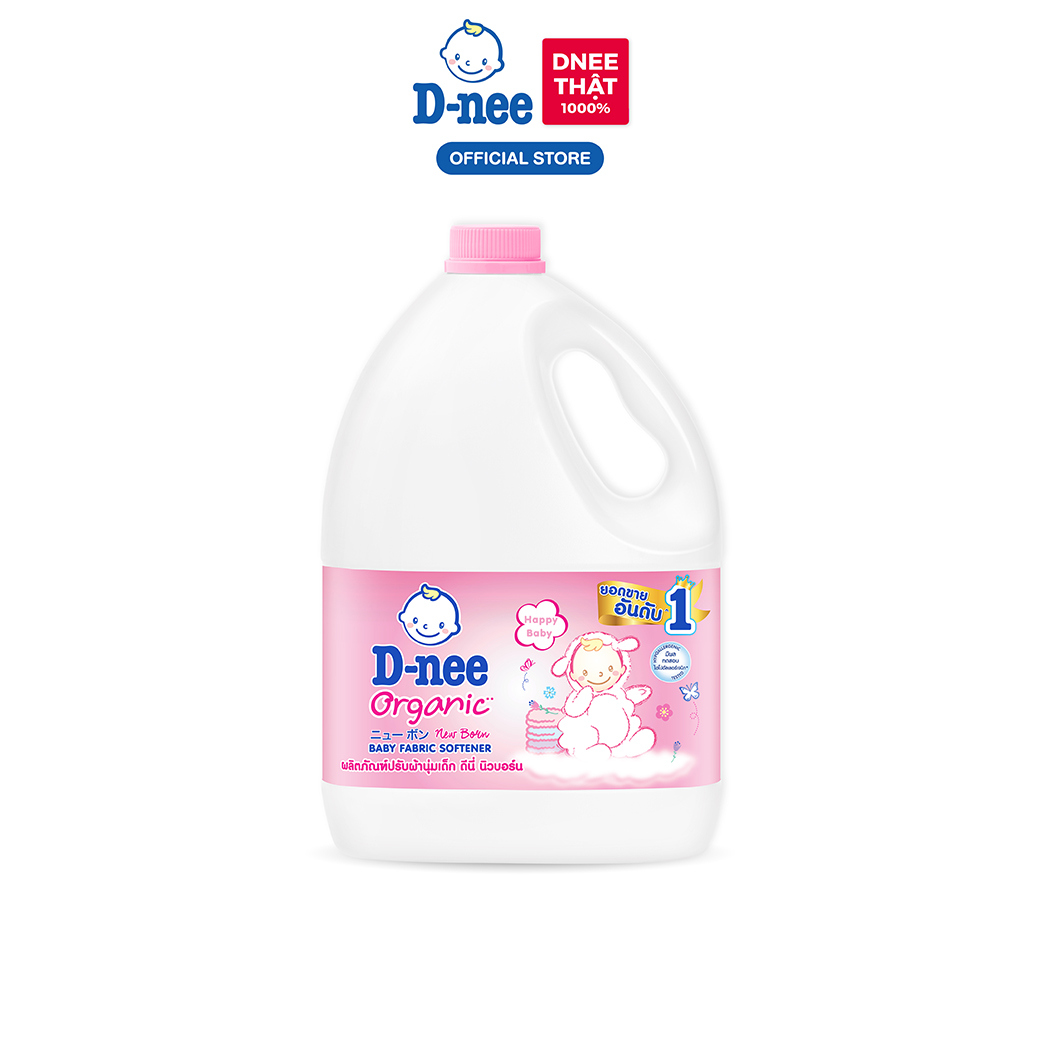 Nước xả vải D-nee 2800 ML - Happy Baby hương thơm êm dịu cho bé