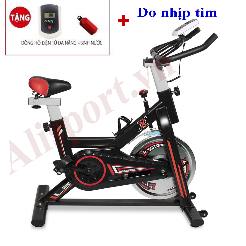 Xe đạp thể dục tại nhà SEJAN GH-709 (Có đo nhịp tim, tặng kèm bình nước) - Kèm ảnh, video thật