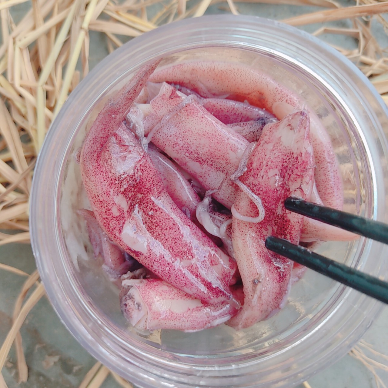 Mực muối Bình Định loại ngon hũ 500gr - Ảnh thật shop chụp
