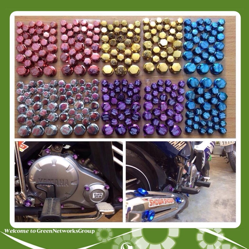 [HCM]Chụp ốc kiểu lục giác trang trí xe máy cam kết hàng đúng mô tả chất lượng đảm bảo xin vui lòng inbox shop để được tư vấn thêm