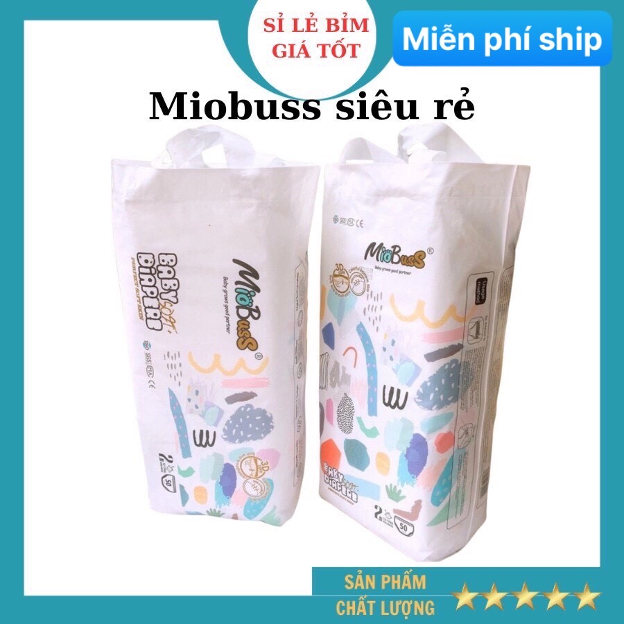  Combo 100 Miếng Bỉm Quần Miobuss Size 1 2 3 4 5 