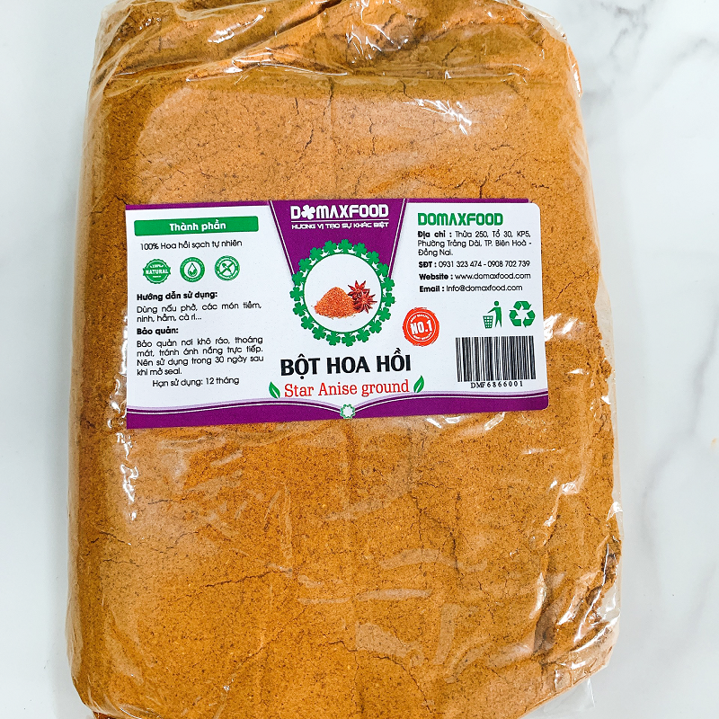 Bột hoa hồi domaxfood 500g - star anise ground - bột hoa đại hồi loại 1