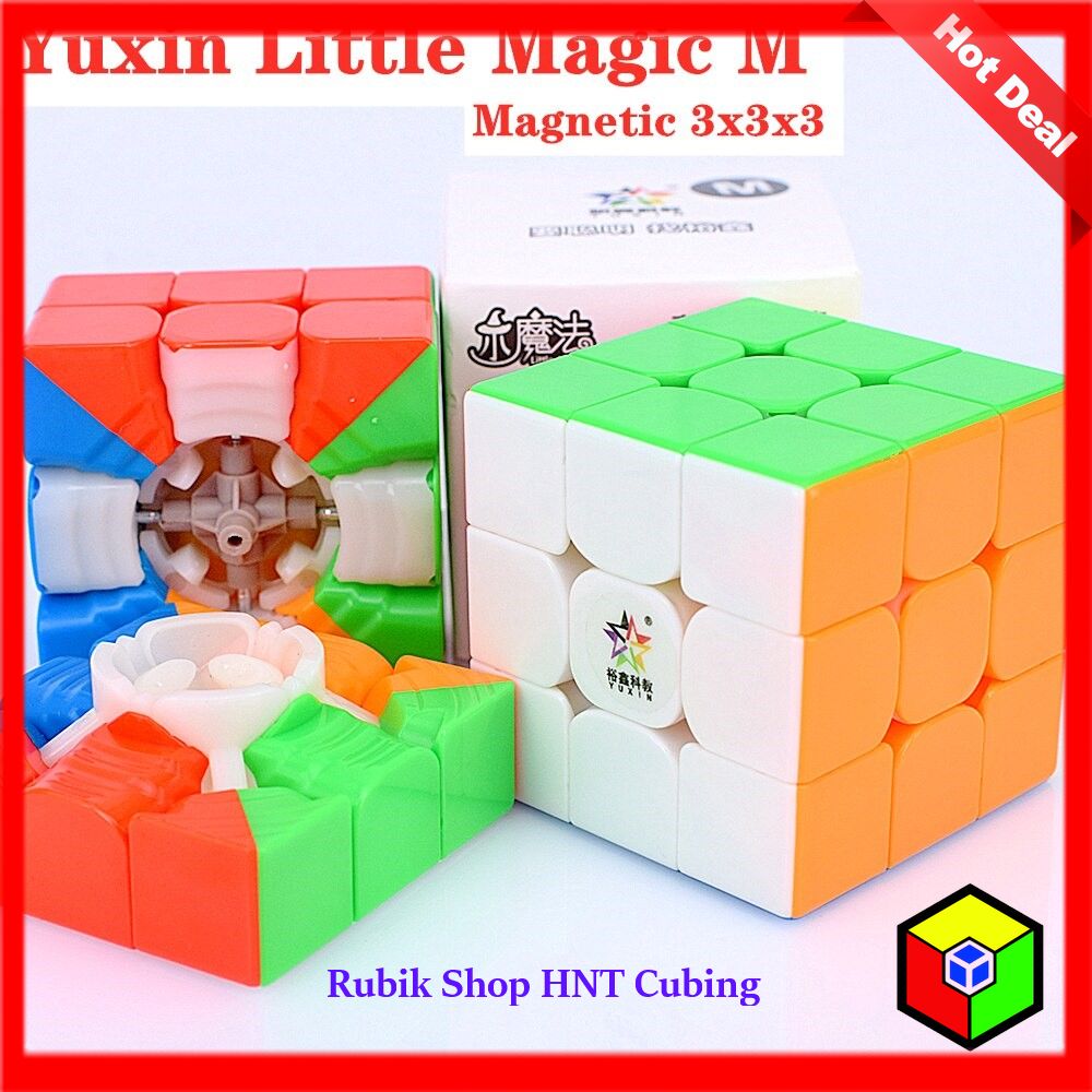 Rubik 3x3 Yuxin Little Magic M 2020 Nam Châm Hãng Mod (Nhựa Mới)
