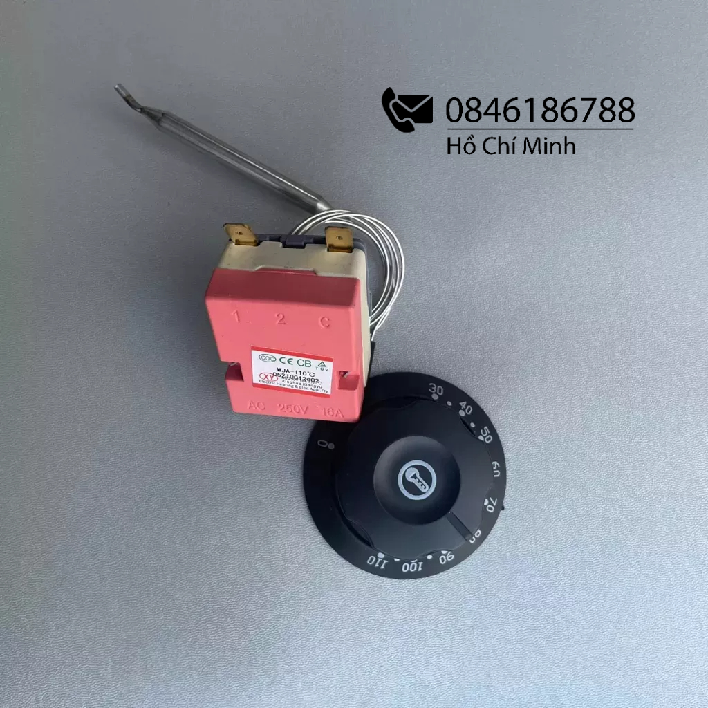 Rơ le nhiệt, relay điều chỉnh nhiệt, chỉnh nhiệt 110 độ,120 độ ,200 độ,300 độ, 320 độ dùng cho nồi chiên,nồi phở