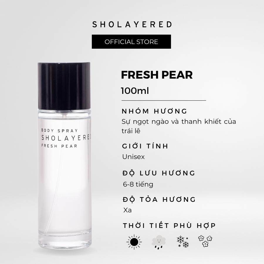 Nước hoa nam nữ unisex EDT Sholayered Chính hãng Nhật Bản 100ml