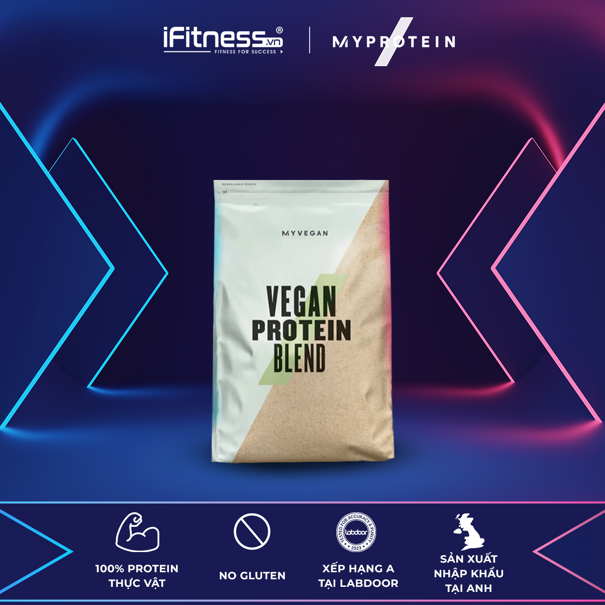 MyProtein Vegan Protein Blend - Sữa Tăng Cơ Dành Cho Người Ăn Chay