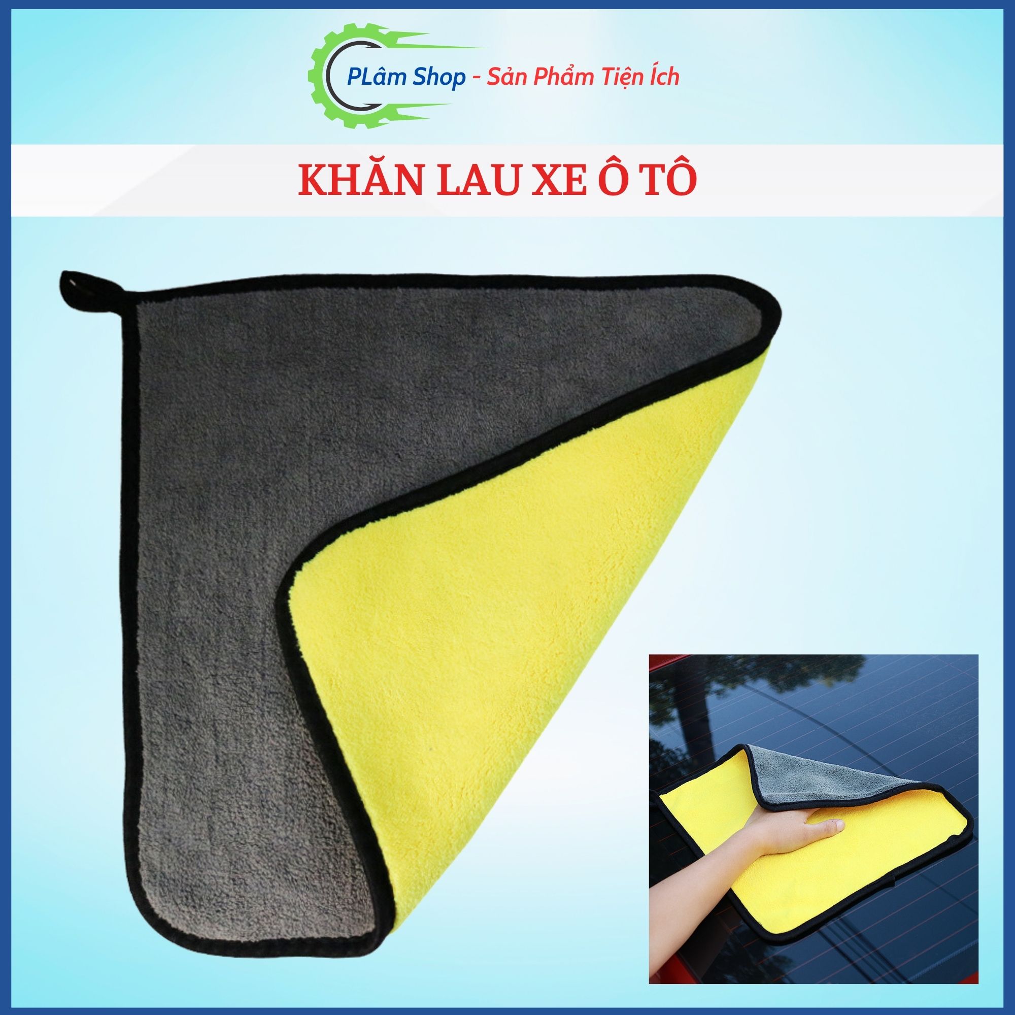 Khăn lau xe ô tô 30x30cm