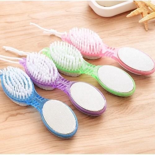 Dụng Cụ Chà Gót Chân 4 Trong 1, Tẩy Tế Bào Chết Đá Bọt Biển