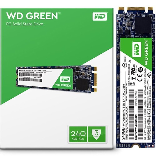 Ssd wd 240gb green sata iii m.2 2280 internal hàng chính hãng