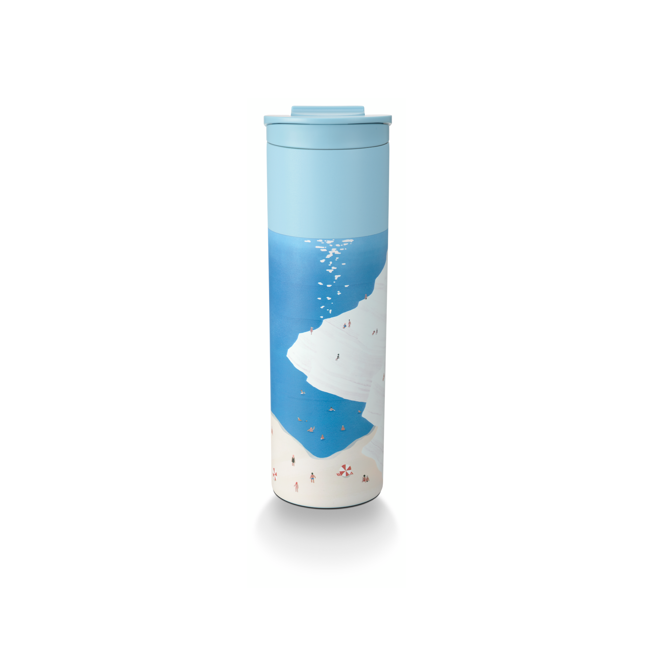 Bình nước starbucks 16oz ss sum beachside cliff