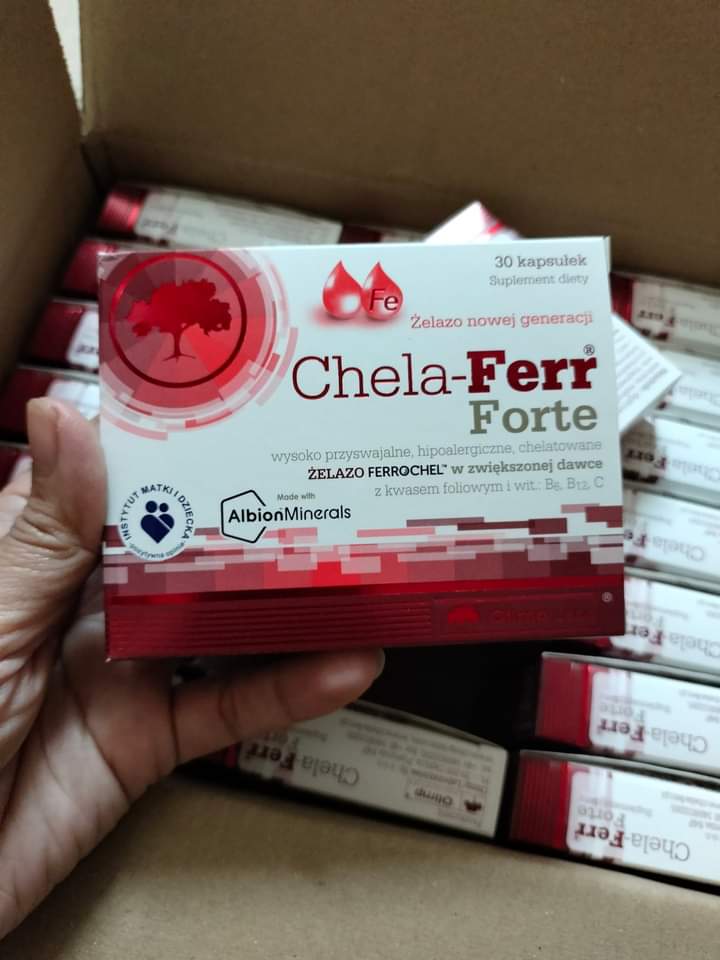 Chela Ferr Forte - bổ sung sắt hữu cơ cho bà bầu
