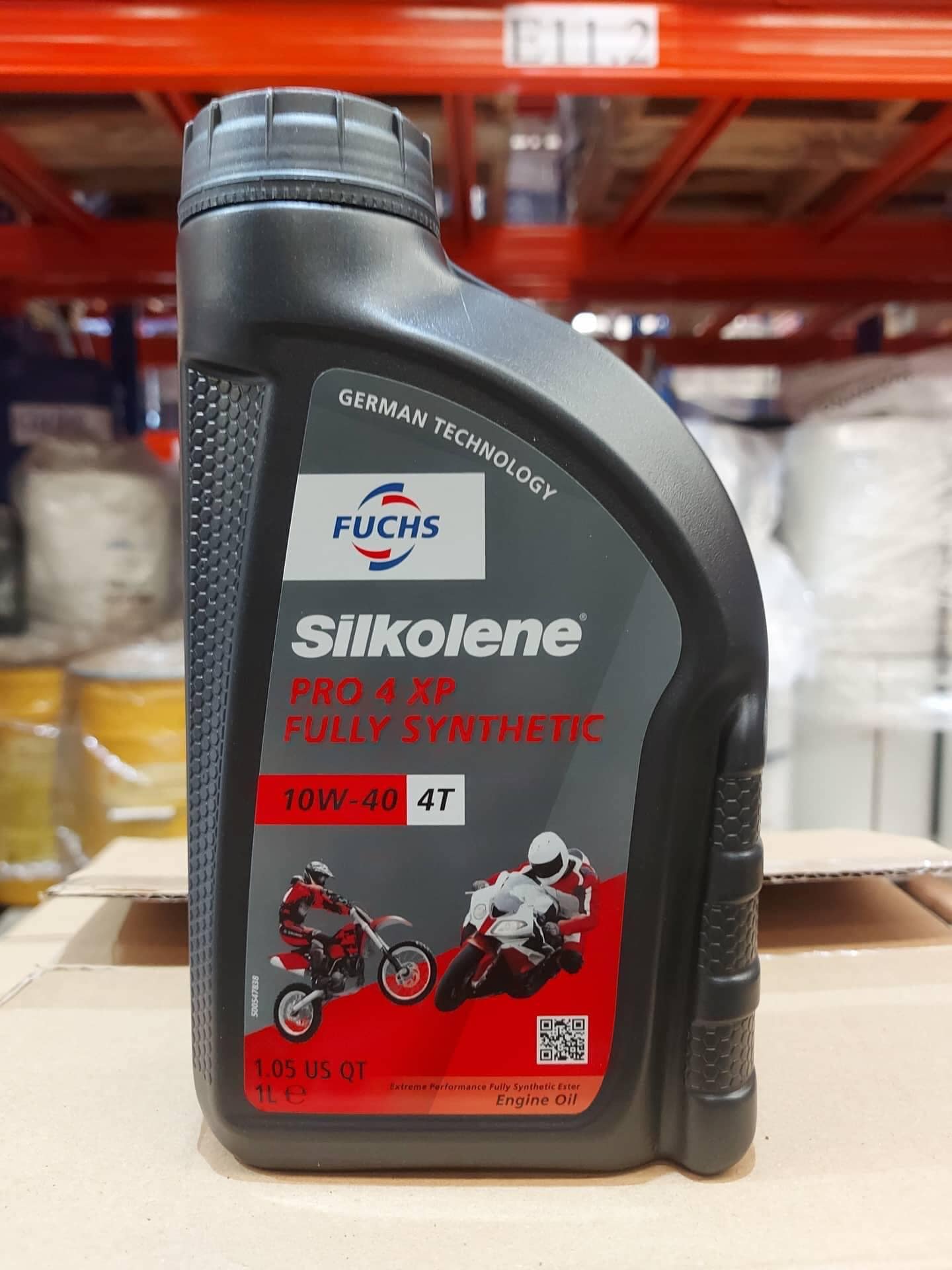 Dầu nhớt Fuchs Silkolene Pro 10w40 (1 lít) - Fuchs 10W40 - Silkolene 10W40 - Fuchs đỏ