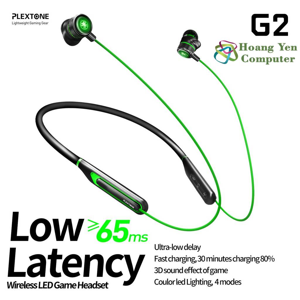 Tai Nghe Bluetooth Gaming Plextone G2  - BH 3 Tháng