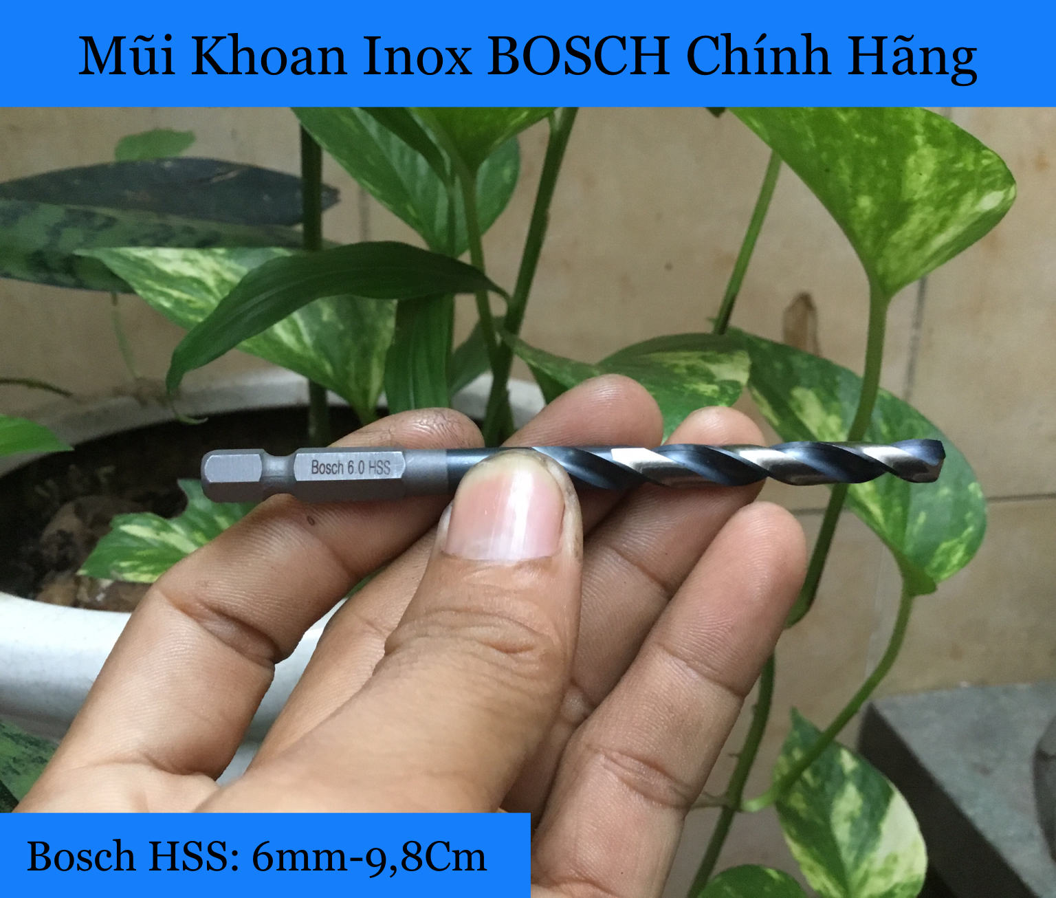 Mũi Khoan Inox ImPact HSS Chính Hãng 6mm-9.8Cm