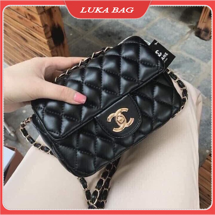 Túi xách đeo chéo nữ mini đi chơi classic size 18 da siêu mềm tx026