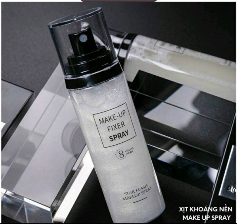 Xịt khoáng nhũ make up- makeup fixer spray