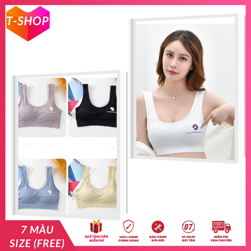 [HCM]Áo bra thể thao nữ tập gym lưng V hoa cúc siêu hot quần áo tập yoga và chạy bộ ôm sát cơ thể tôn dáng-CR074