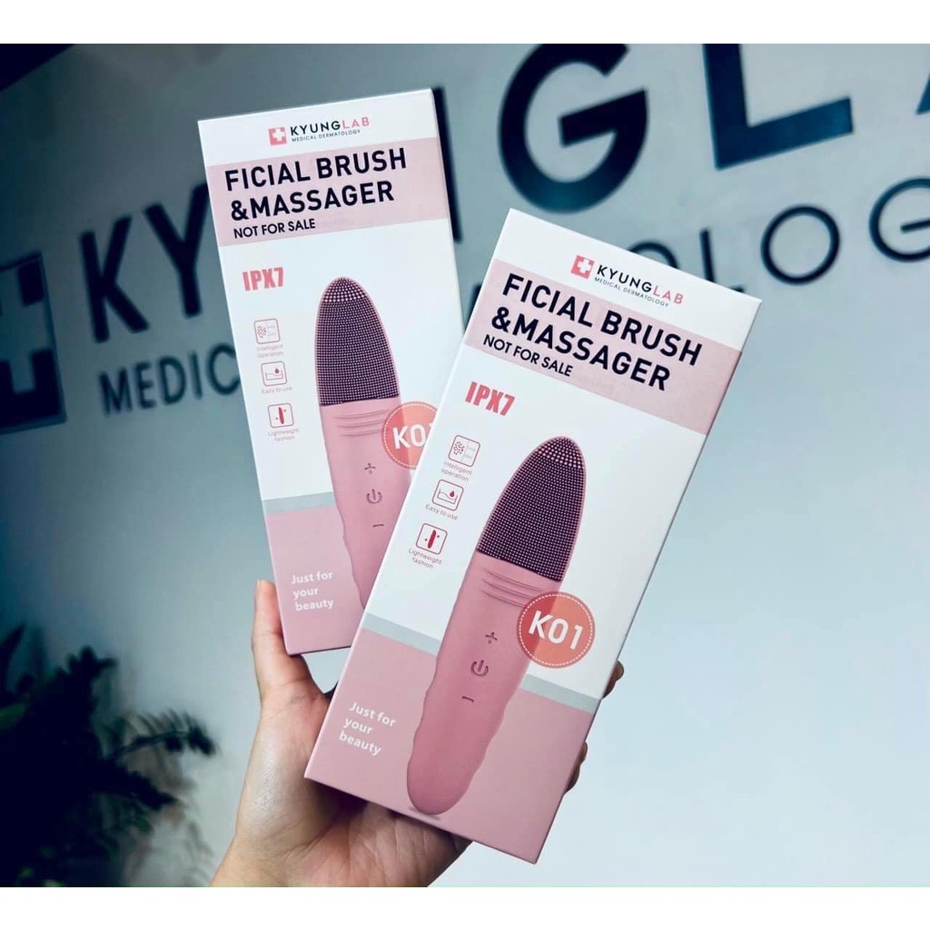 KyungLab Facial Brush & Massager - Máy Rửa Mặt Hàn Quốc