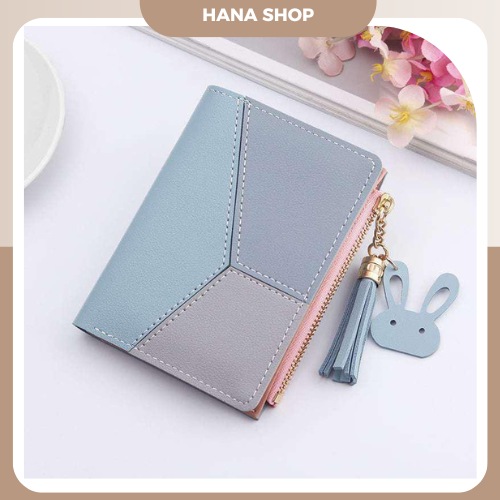 Ví nữ mini ngắn cao cấp cầm tay .