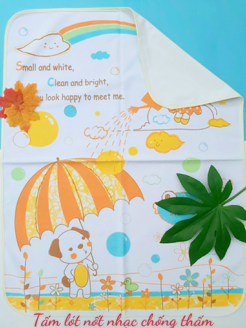 Tấm lót cotton chống thấm cho bé