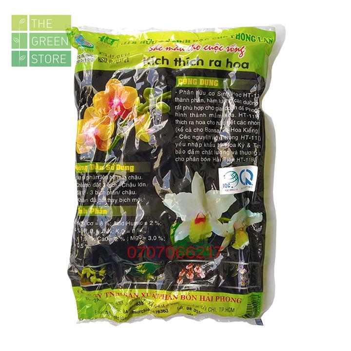 Phân bón cho hoa lan dạng túi hữu cơ tan chậm Hải Tiên HT-11B chuyên kích ra hoa