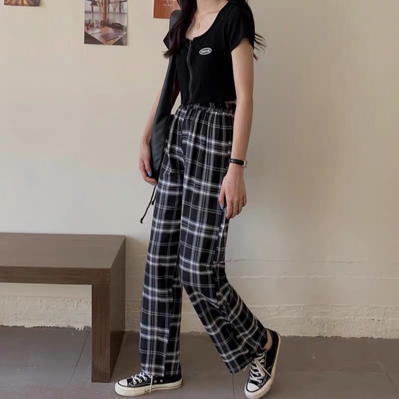 [HCM]QUẦN  SỌC CARO SIÊU TÔN DÁNG  MẪU HOT HIT
