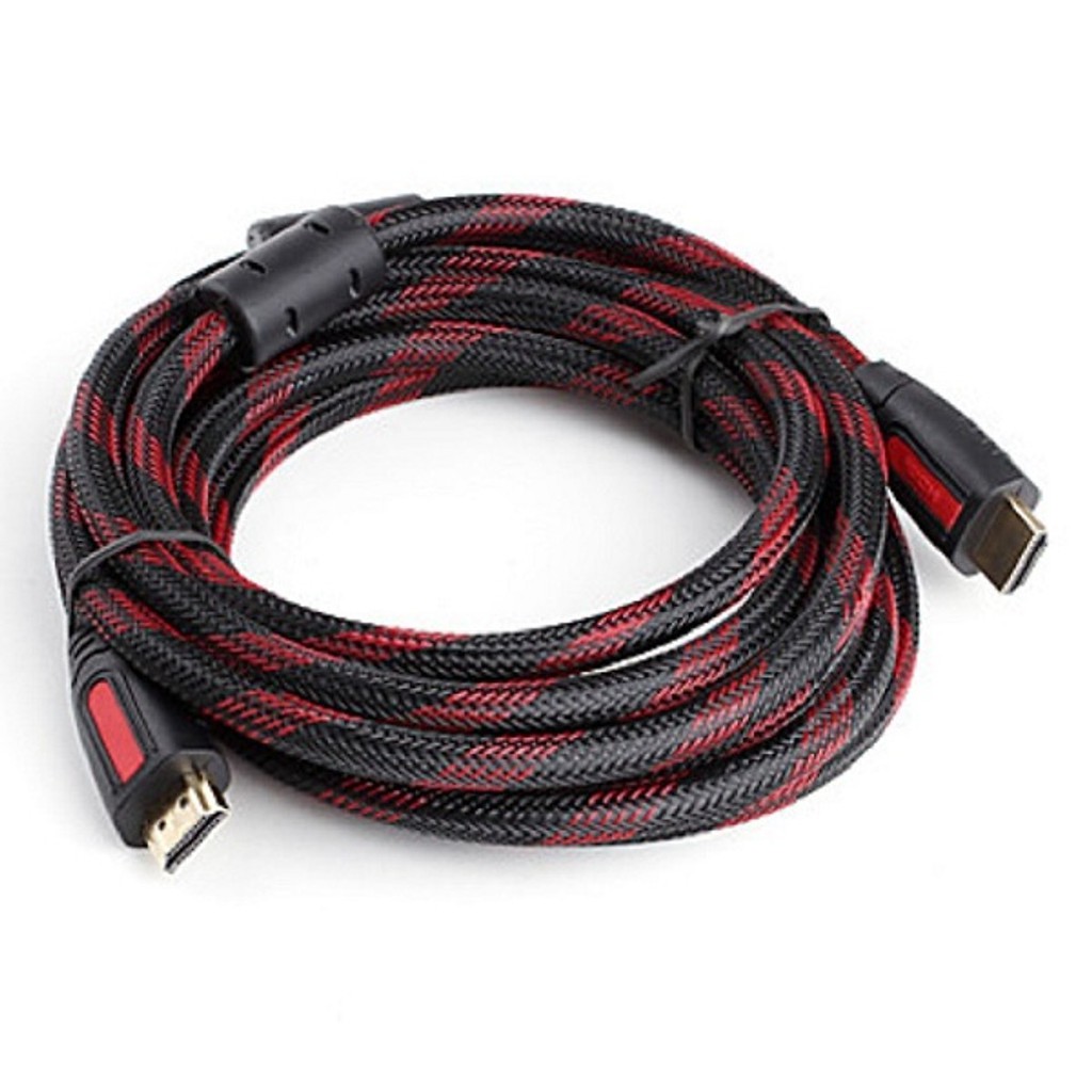 Dây hdmi 3m bọc lưới chống nhiễu.