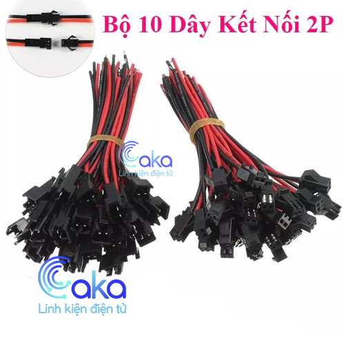 Dây kết nối 2p, dây kết nối led 2p sm2.54mm