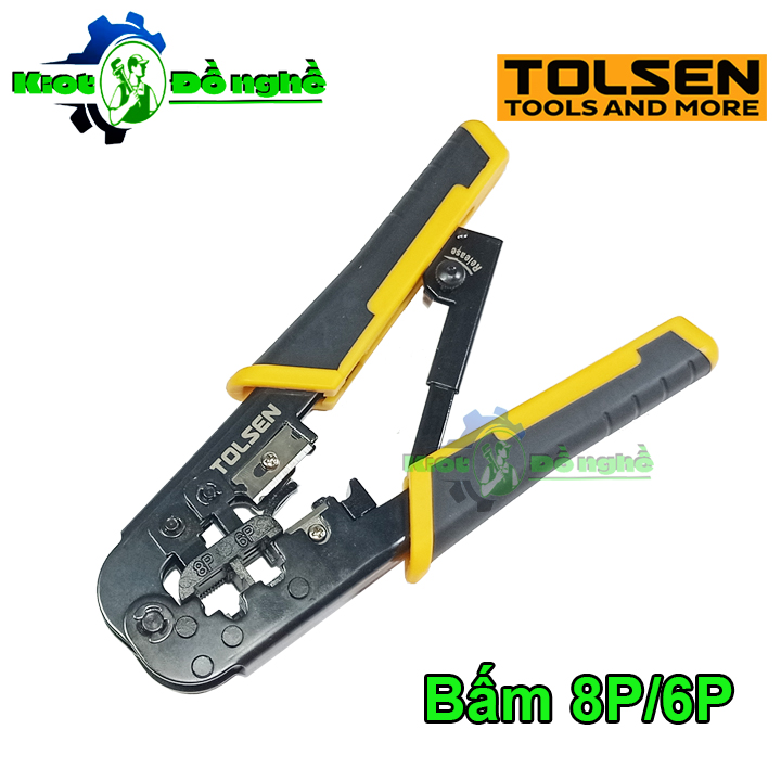 Kìm bấm dây mạng tolsen 38054-kìm bấm mạng 6p-8p - kiot đồ nghề