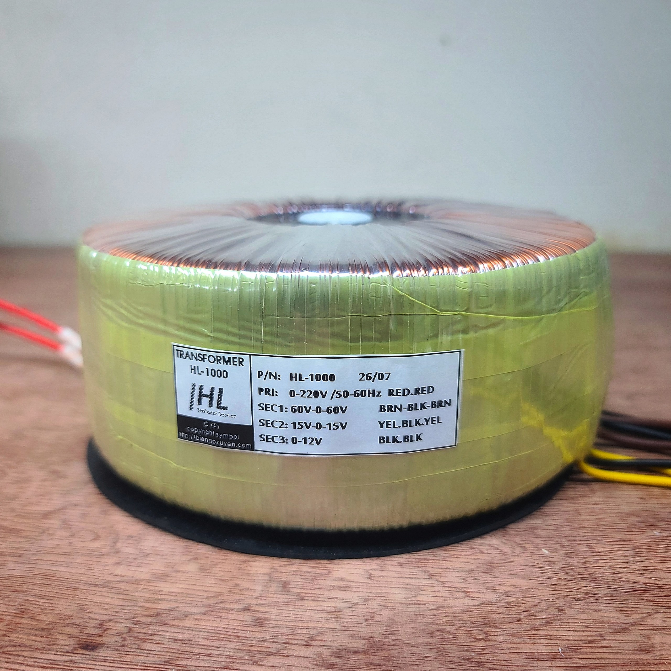 1000w / biến áp xuyến cục đẩy công suất 1000w bằng dây đồng 100%