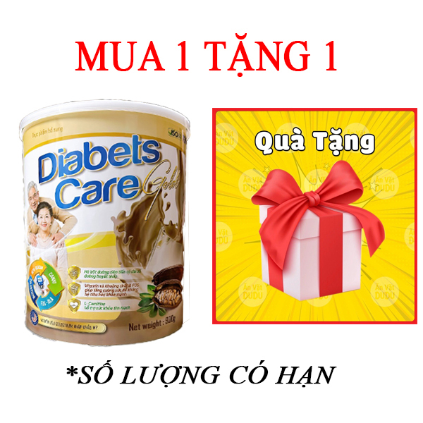 (TẶNG QUÀ) Sữa bột Dành cho người tiểu đường Diabets Care Gold 900g - tăng cường sức đề kháng, tốt cho hệ tiêu hóa, hỗ trợ sức khỏe tim mạch